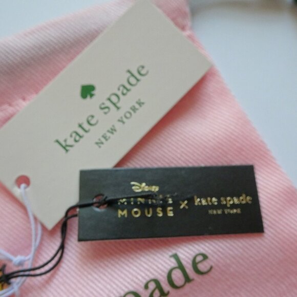 New Disney x Kate Spade Minnie Mouse Ring Goldtone With Dust Bag Novelty 7 - Picture 4 of 8